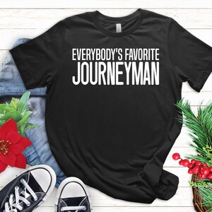 Electrician Journeyman T-Shirt: Bella+Canvas Soft Cotton Tee image 1