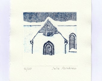 Portal, etching and aquatint