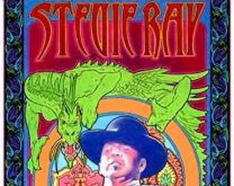 Póster «RARO Vintage 90s 1990 90 SRV Stevie Ray Vaughan In Step Final Tour Antes De La Muerte De Doble Cara De Lovelygrrace - Foto 13