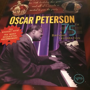 Oscar Peterson 75th Birthday Album Release Promo Poster