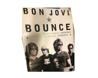 Jon BON JOVI 1989 Concert Poster Re-imagines the Original Poster