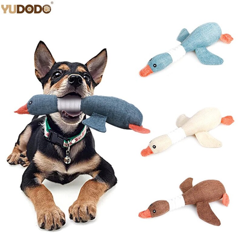 Animals Dog Chew Squeak Toys Fleece Rope Interative Toy Plush Etsy