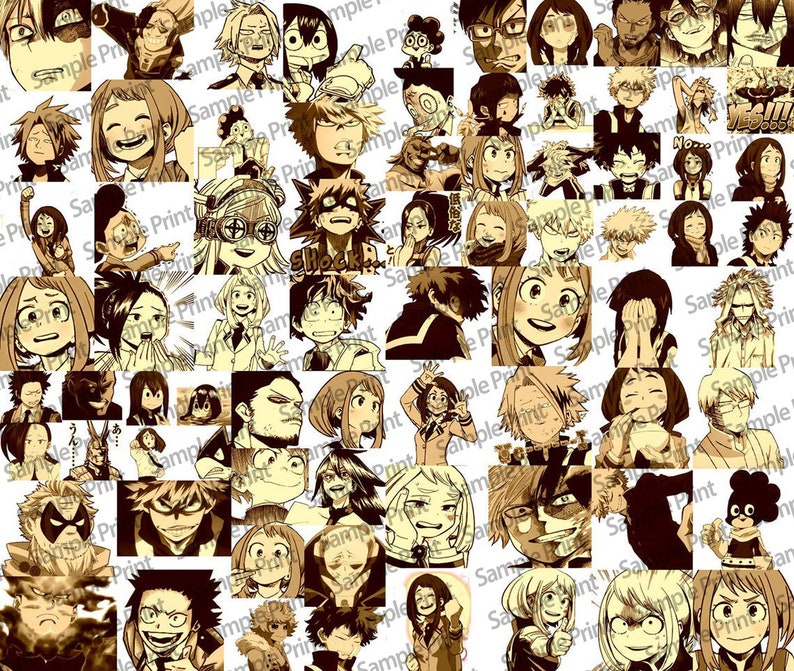 png images my hero academia anime manga 76x clip art digital stickers printable clipart for scrapbook scrapbooking pack 2 prints art collectibles hedoarchitects pl