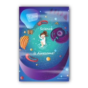 Druckbare Wissenschaft Motivationskarte | Digitale Wissenschaft Postkarte für Lehrer & Schüler | Wissenschaft Geschenk Download