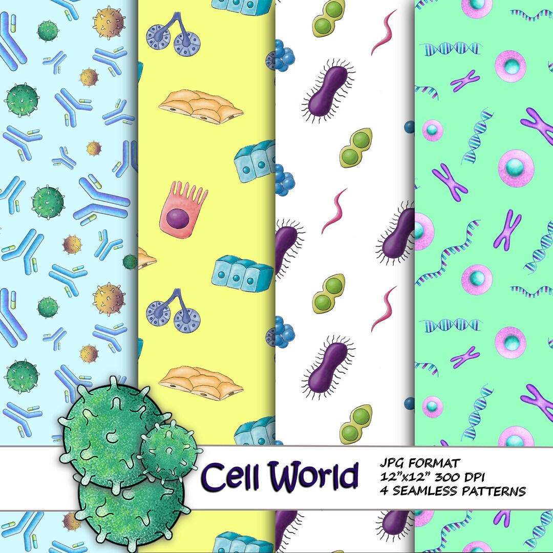 Cell World Biology Pattern Design Science Background Science Art ...