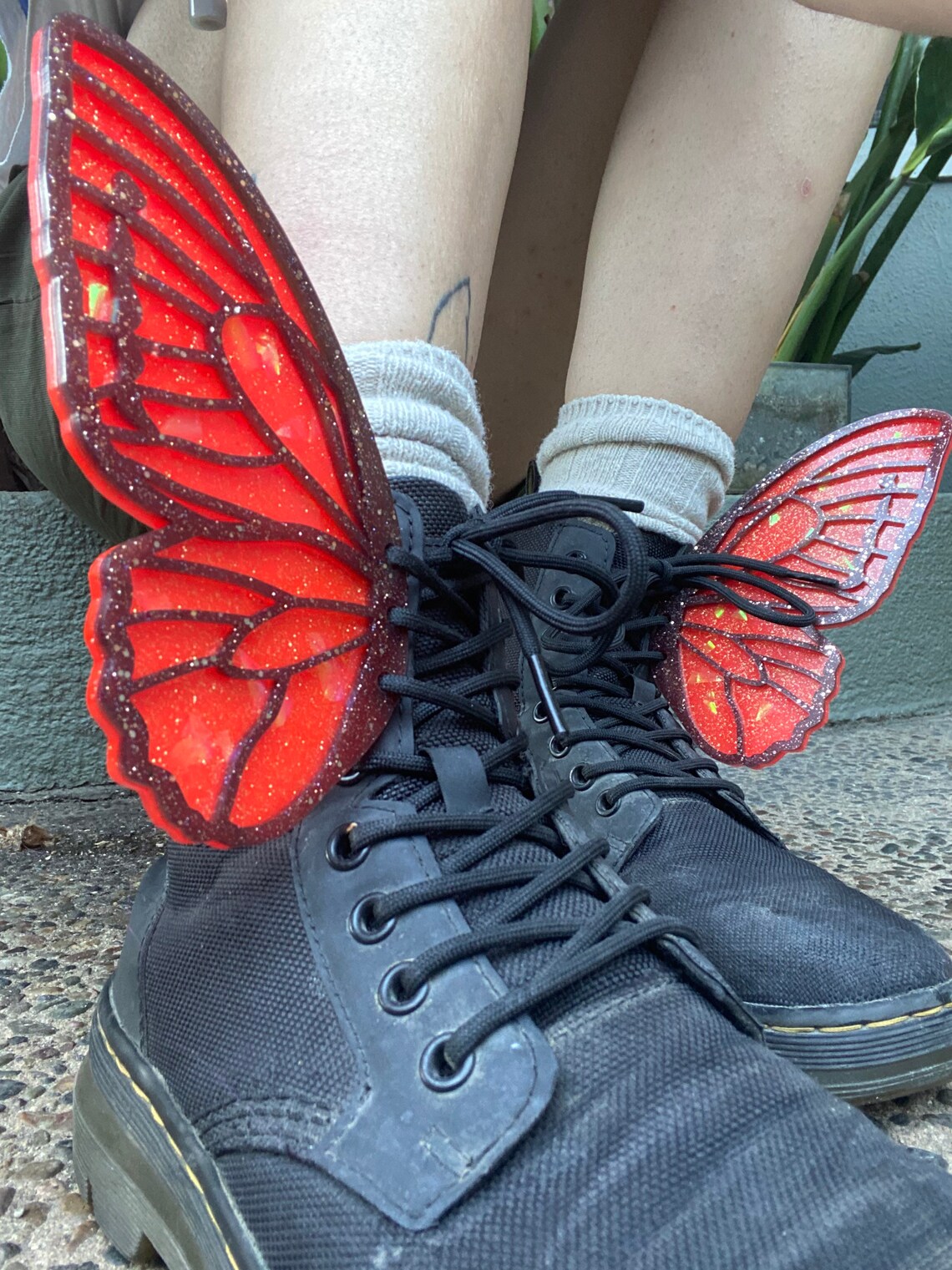 boots with wings on them