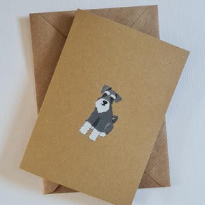 Cartão de felicitações para cães: Schnauzer