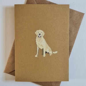 Karta z pozdrowieniami dla psa: Golden Retriever