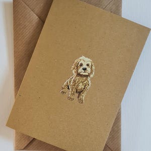 Karta z pozdrowieniami dla psa: Cockapoo