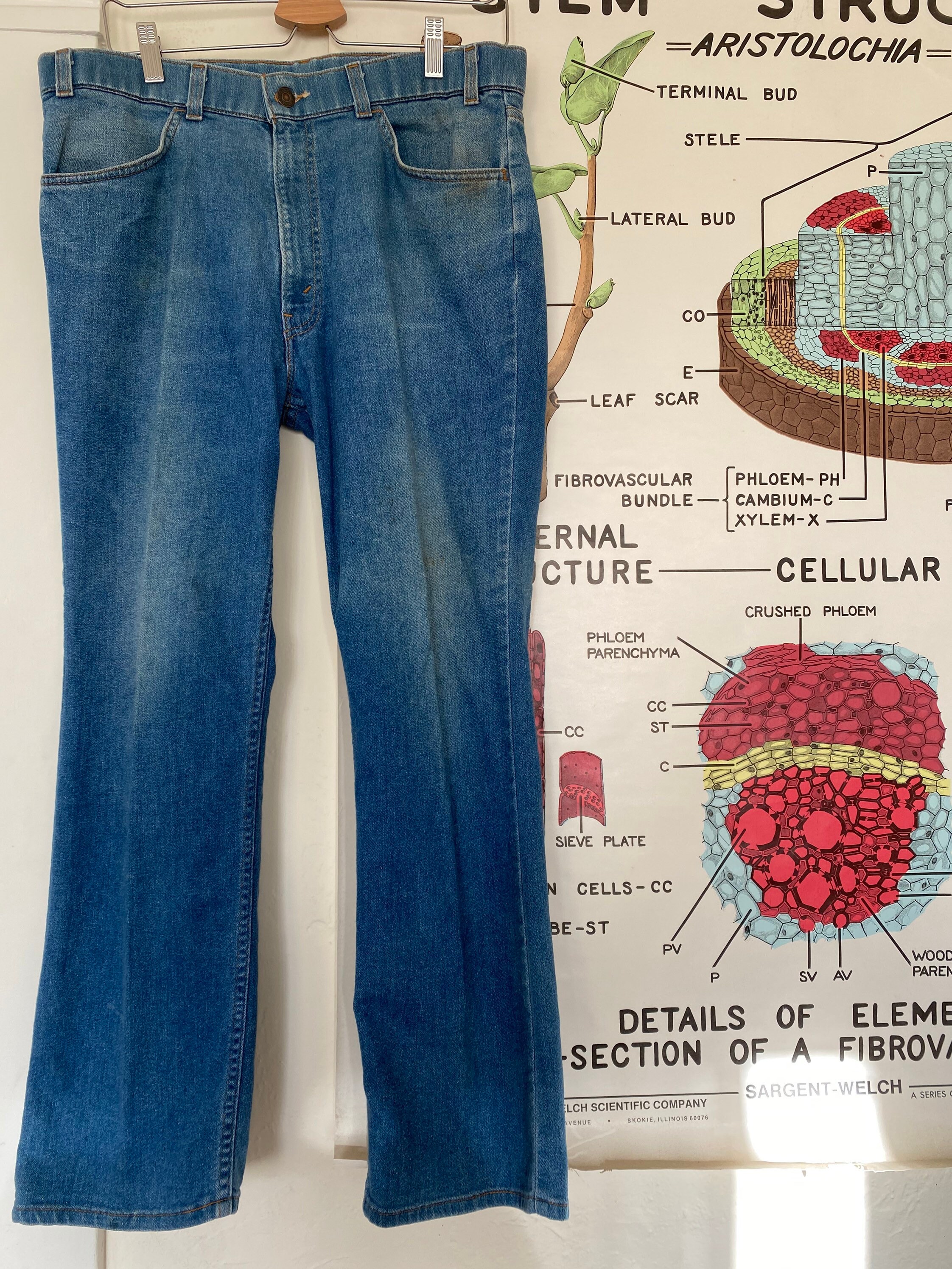 【70s~】LEVI’S アクションスーツ ビンテージ　ベージュ W34程度 L31程度』70年代 Levi's ACTION SLACKS リーバイス