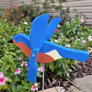 Bluebird Whirligig
