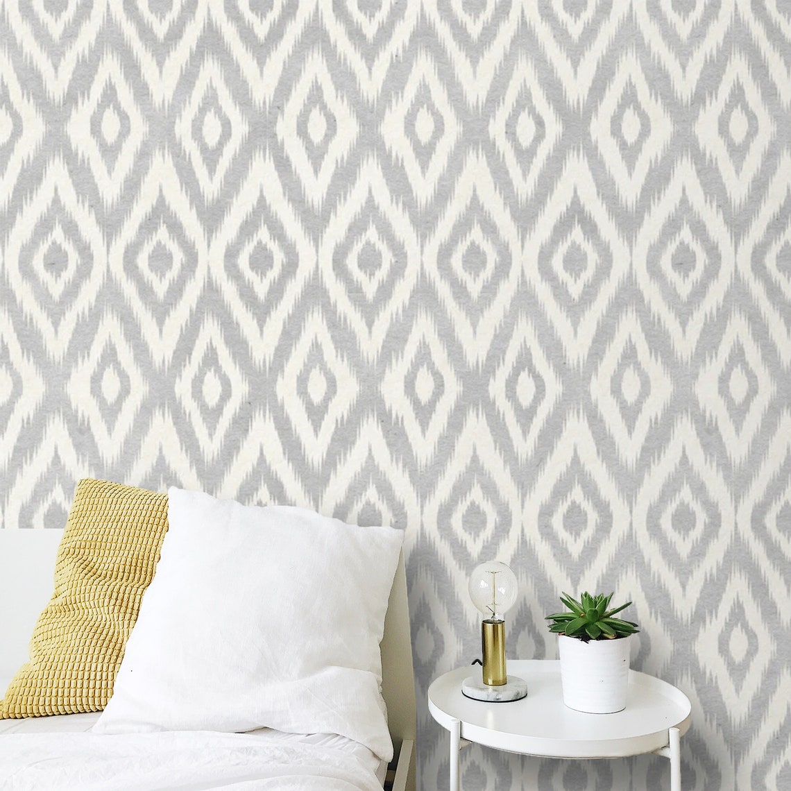 Wallpaper Minimalist Boho style Modern Peel and Stick Self | Etsy