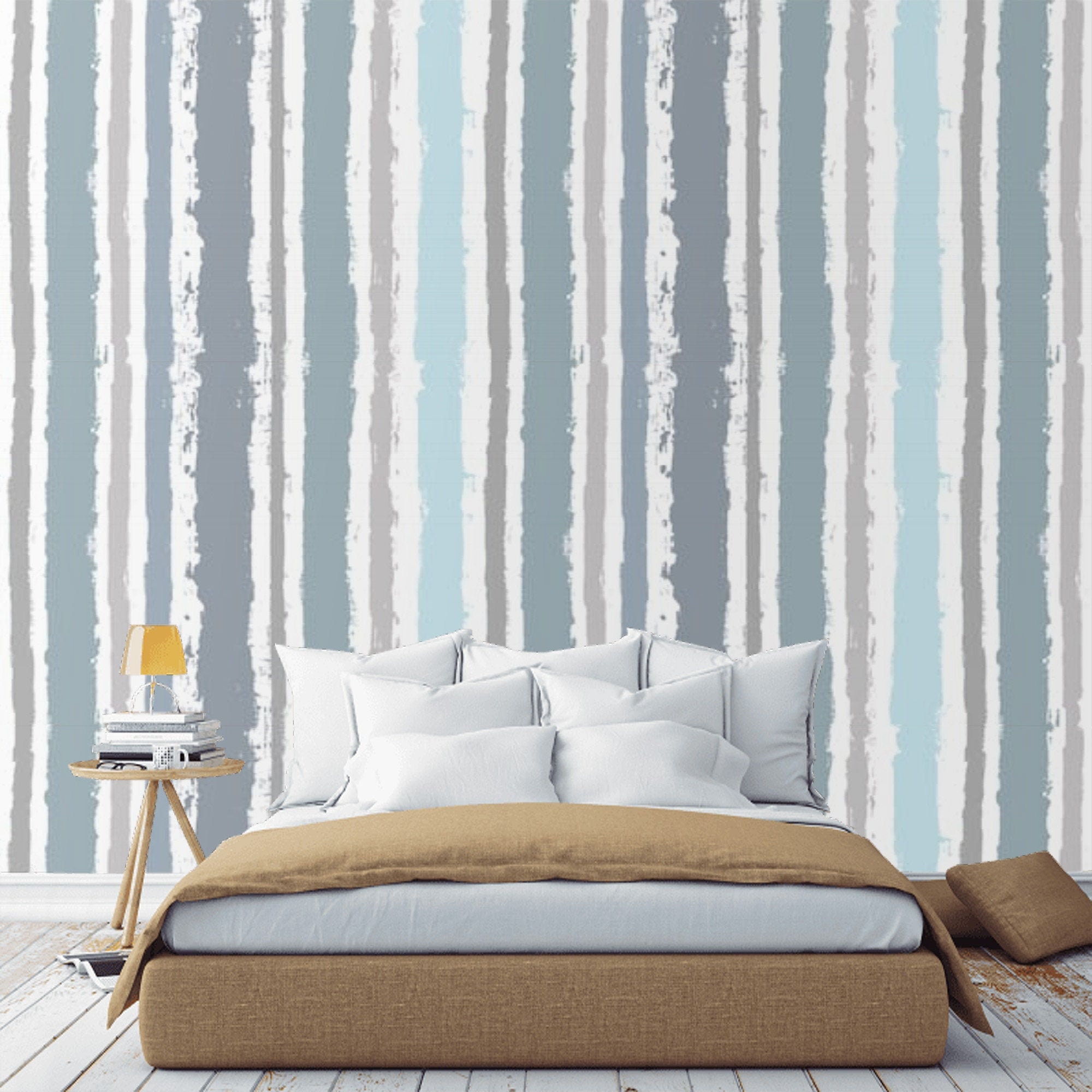 Peel and Stick Vertical Stripes Wallpaper Removable Self | Etsy