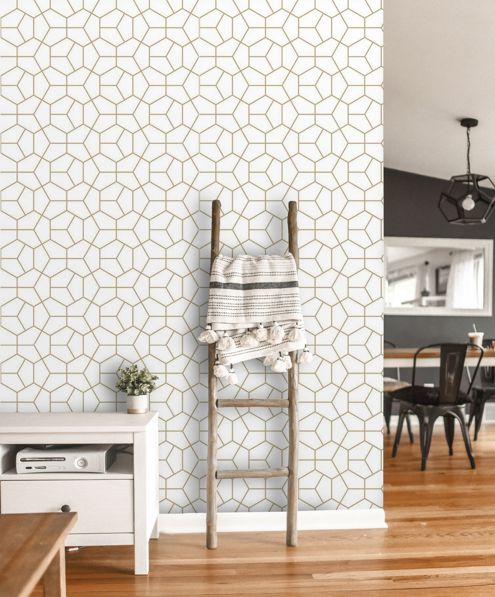 Peel and Stick Wallpaper Minimalist Geometric Self Adhesive | Etsy