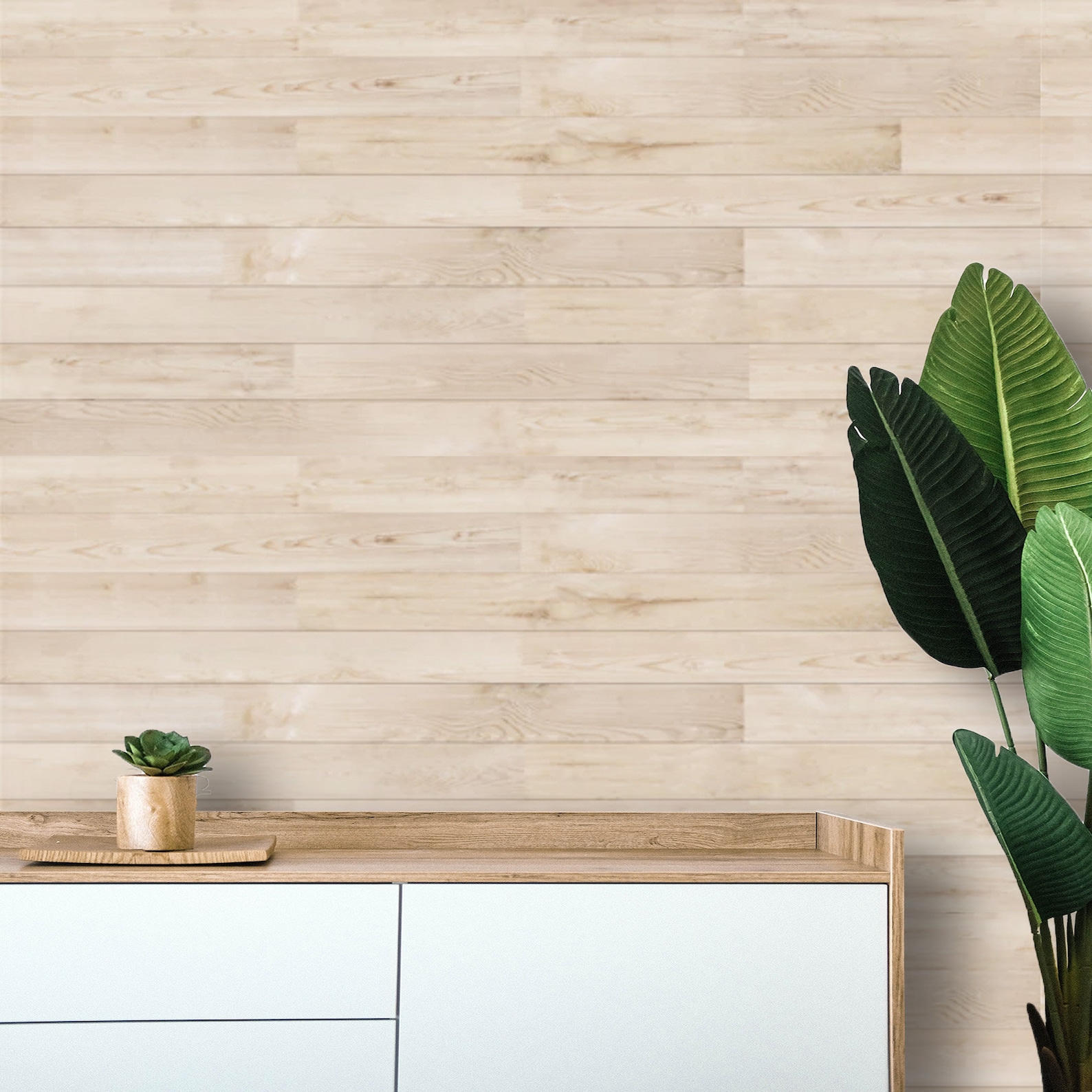 Wood Wallpaper Shiplap Rustic Farmhouse Peel and Stick | Etsy