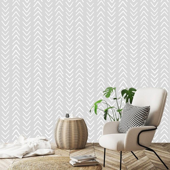 Peel and Stick Self Adhesive Herringbone Wallpaper Removable | Etsy