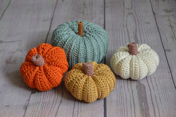 Crochet Pumpkins, Fall Decor, Pumpkin Decoration, Autumn Decoration, Pumpkins, Halloween