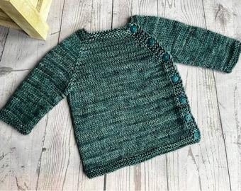 100% merino wool luxury baby cardigan 0-3 monts