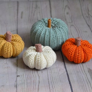 Crochet Pumpkins, Fall Decor, Pumpkin Decoration, Autumn Decoration, Pumpkins, Halloween image 2