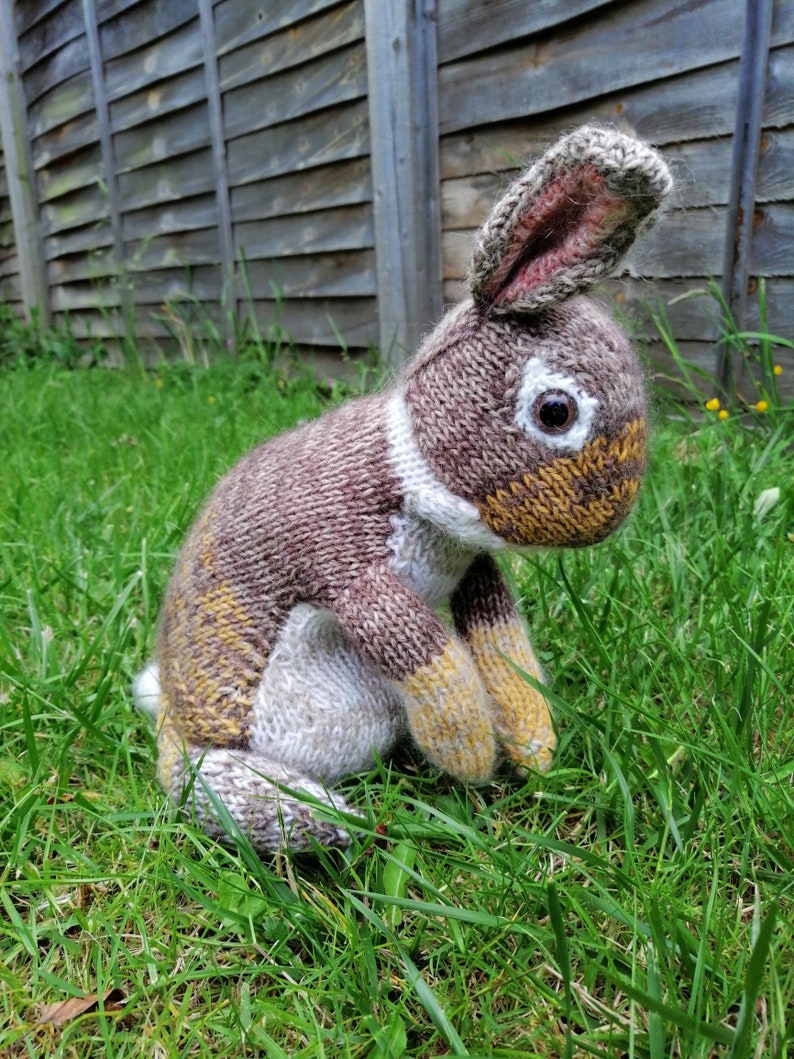 Knitted Rabbit Etsy