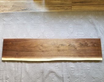 Items Similar To Black Walnut Live Edge Gun Cabinet On Etsy