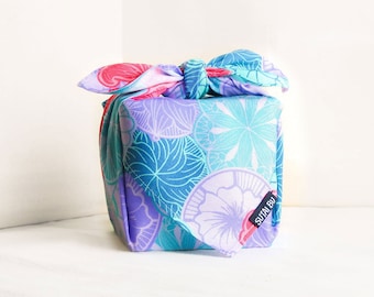 Furoshiki de tela con motivos orientales de acuarela / Alternativa de papel de regalo / Idea de regalo, Papel de regalo de cumpleaños, Pañuelo de bandana para perros