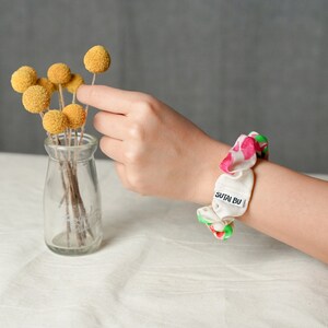 Handmade Floral Scrunchies | Hair Accessories | Iris