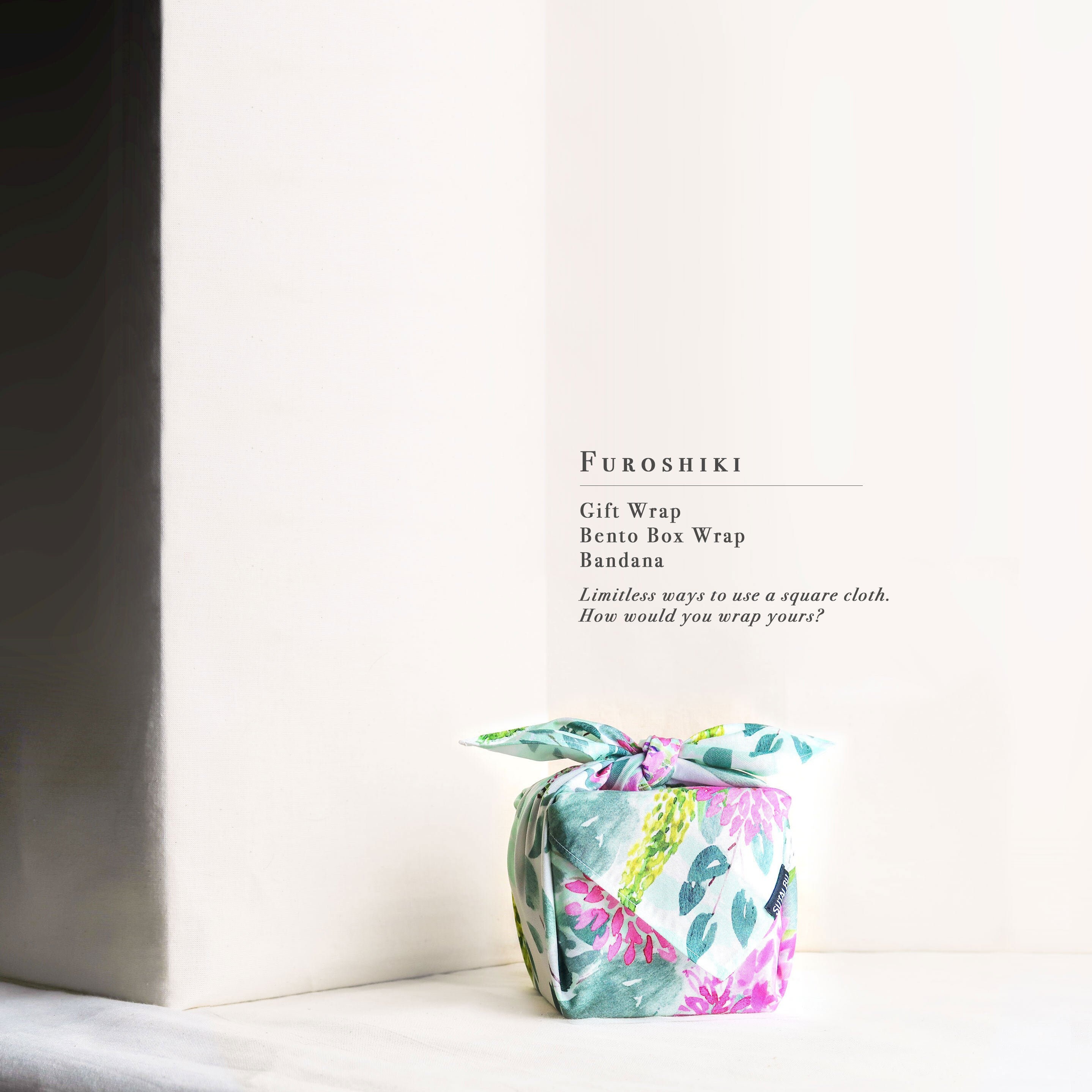 Watercolor Dahlia Fabric Furoshiki Gift Wrapping Paper - Etsy New Zealand