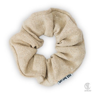 Handmade Texture Scrunchies | Hair Accessories | Linen Sachet