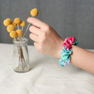 Handmade Floral Scrunchies | Hair Accessories | Oriental Motif