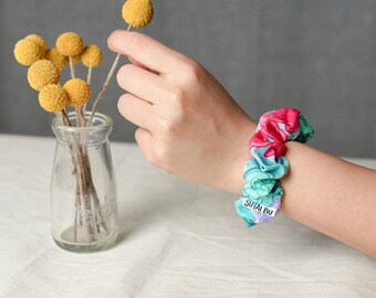 Handmade Floral Scrunchies | Hair Accessories | Oriental Motif