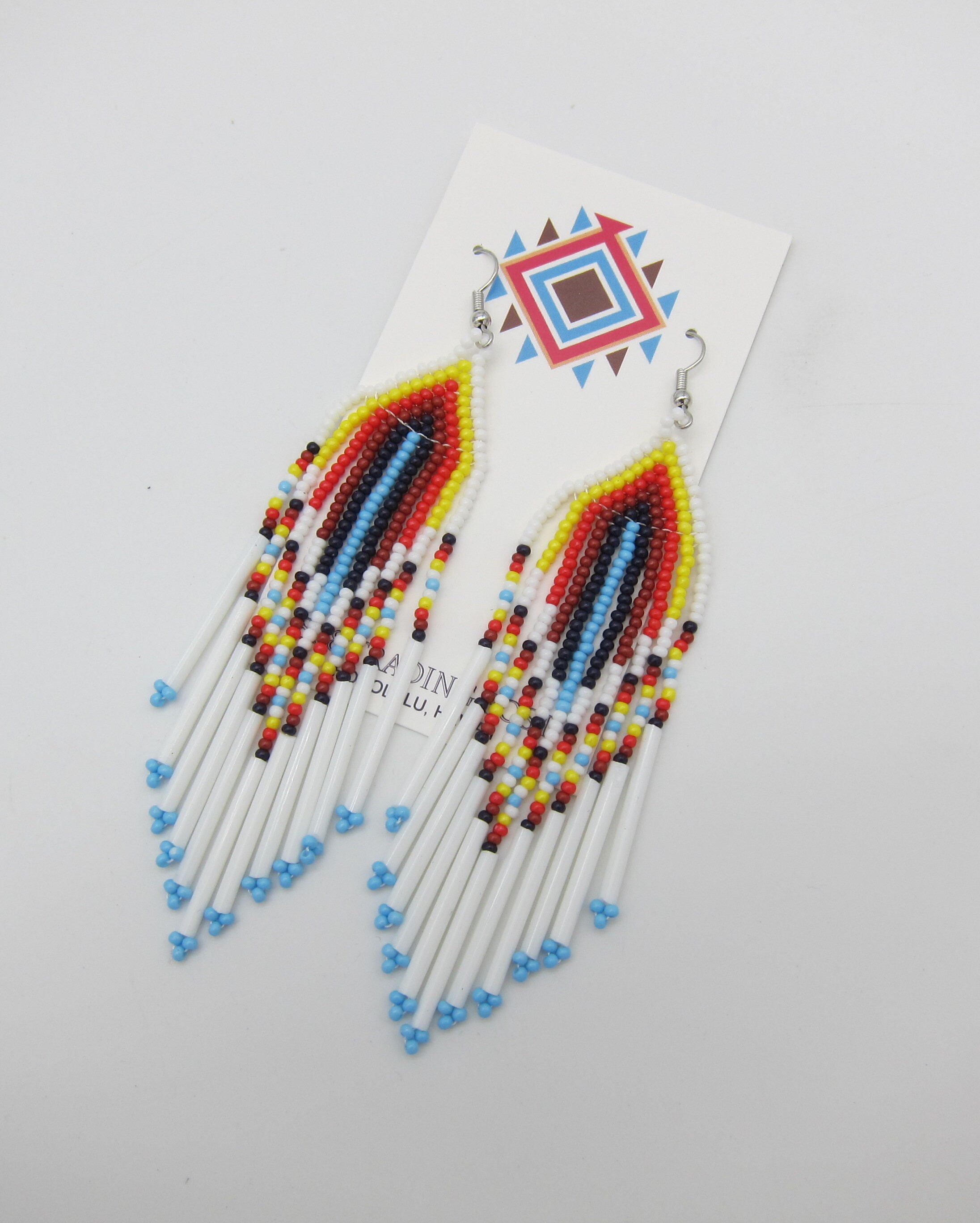Sunrise Sunset Native American Style Seed Bead and Quill Etsy