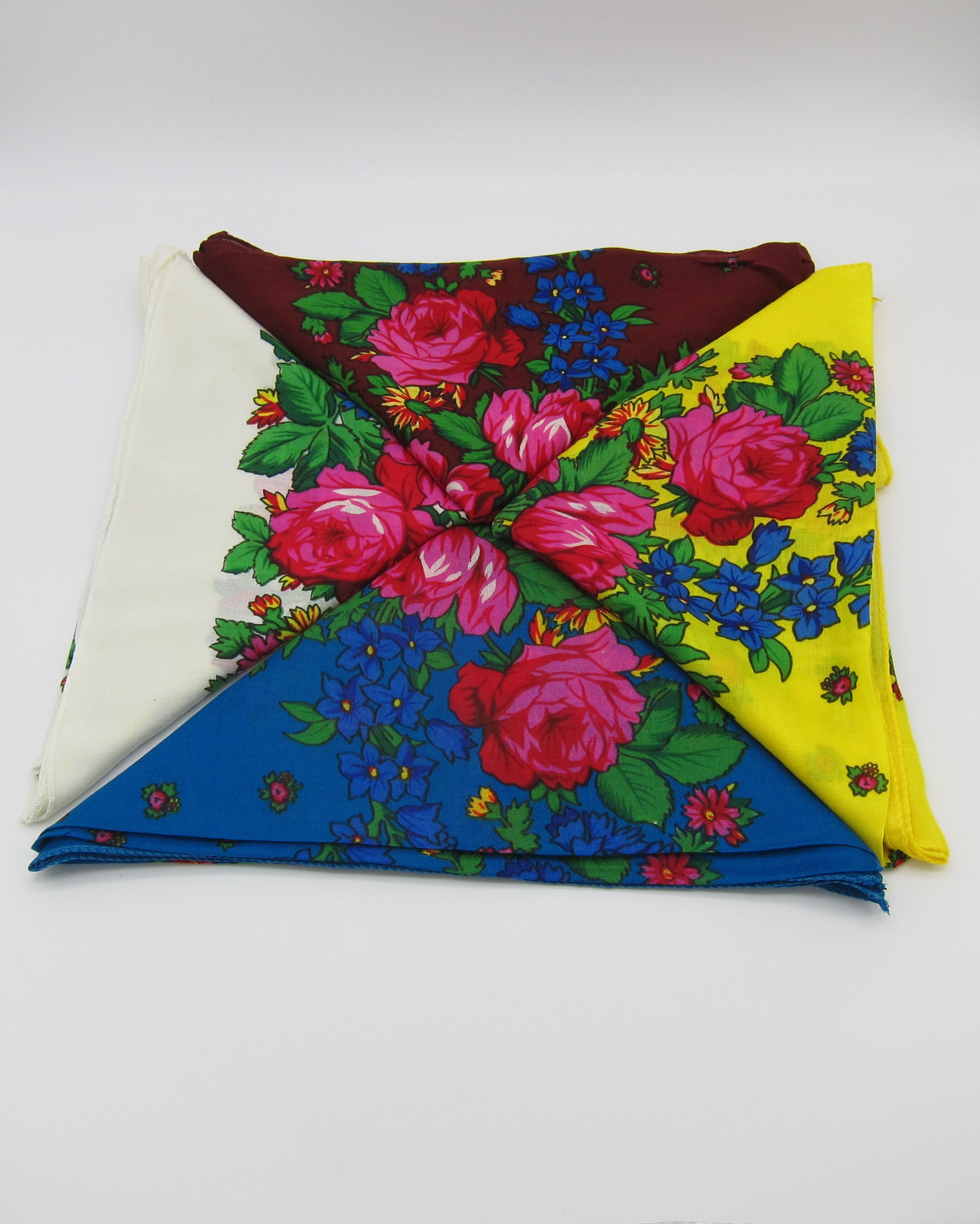 Native American Style Grandma Scarf - Babushka Powwow
