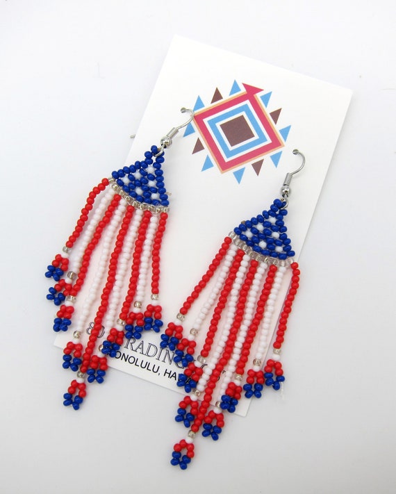 Boucles d'oreilles chouettes et perles magiques rouges : boucle-d