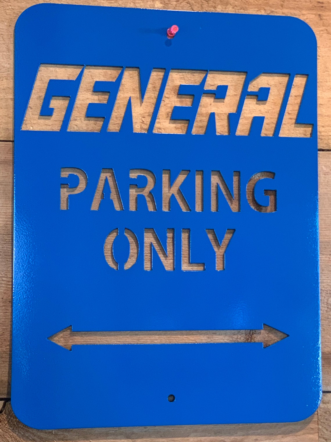 General Parking Only Aluminum Sign Polaris Etsy
