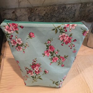 Zipper Bag, Flower, gift or makeup