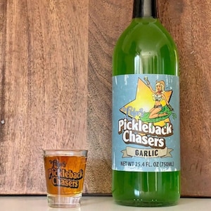 Garlic Pickleback Whiskey Chaser