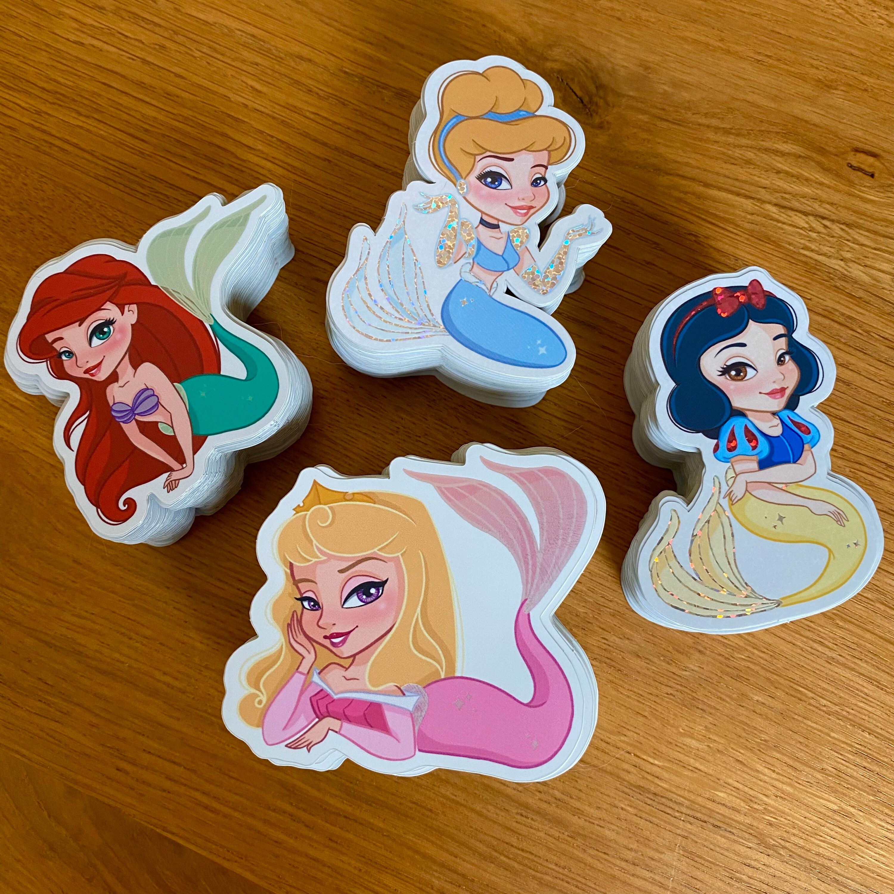 Ariel Sticker Holographic Premium Vinyl Die Cut Jamess | Etsy