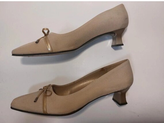 Stuart weitzman kitten heels vintage size 7 - image 4