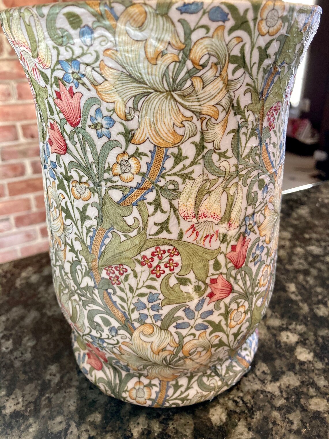 8 Glass Hurricane Vase Etsy