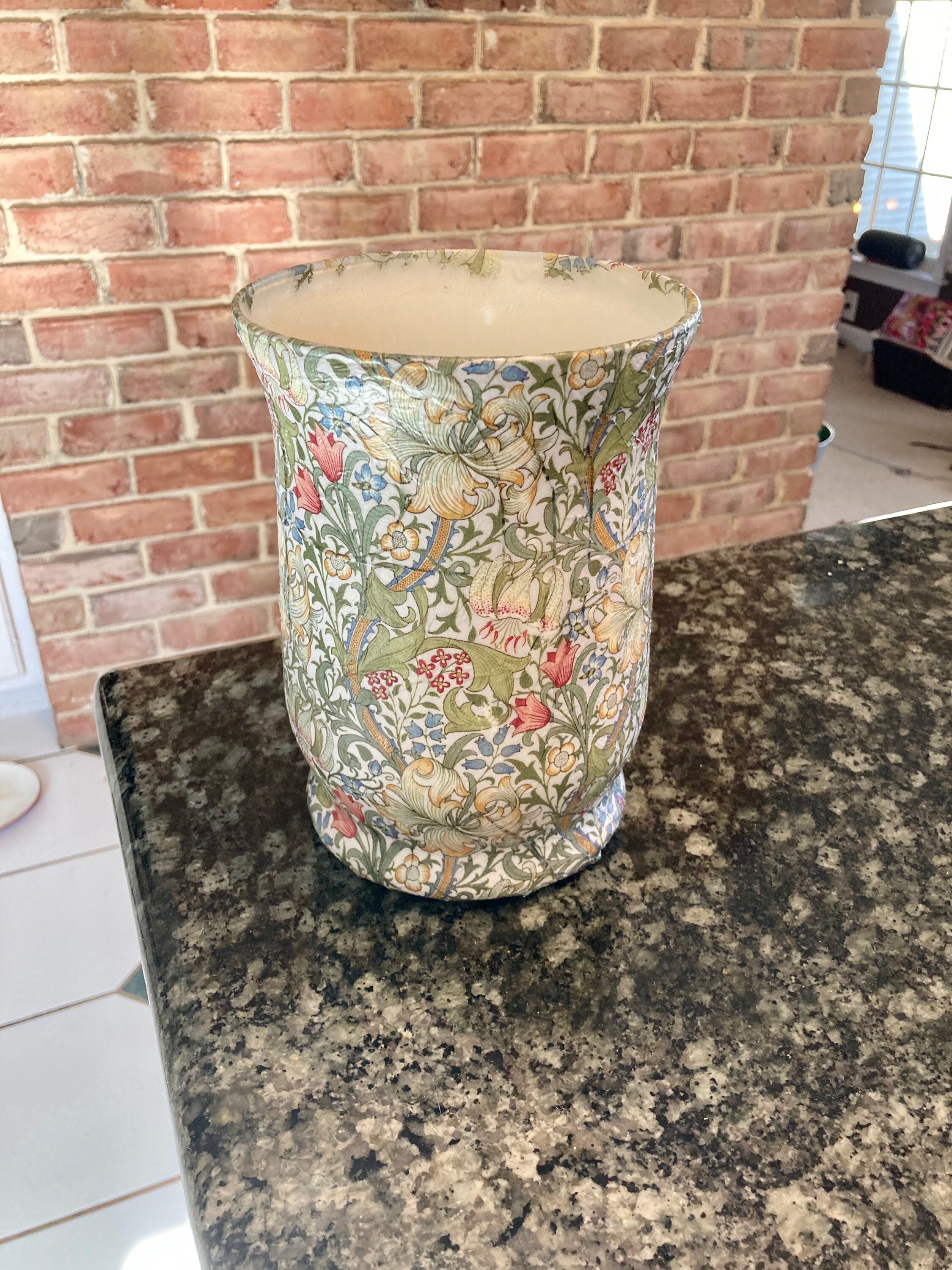 8 Glass Hurricane Vase Etsy