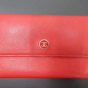 Chanel 19 Small Flap Wallet Leather Orange Leather Quilted Mini wallet  cocomark