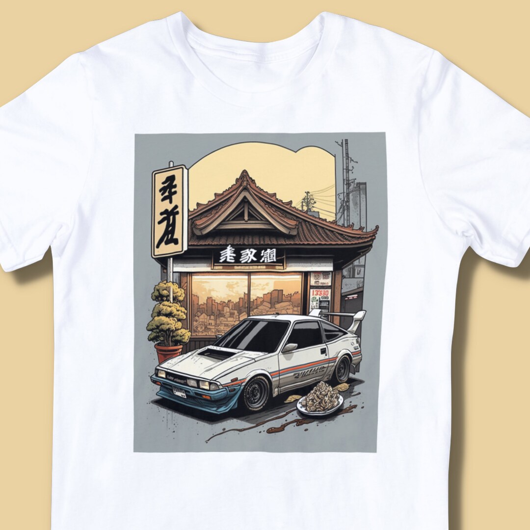 JDM Car T Shirt Toyota AE86 Japan Import Car Japanese - Etsy