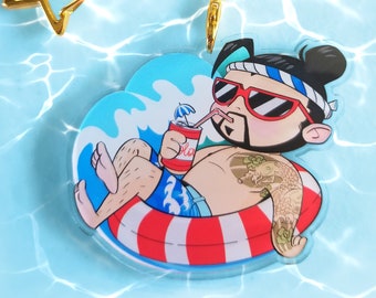 Summer Hanzo Acrylic Charm Keychain