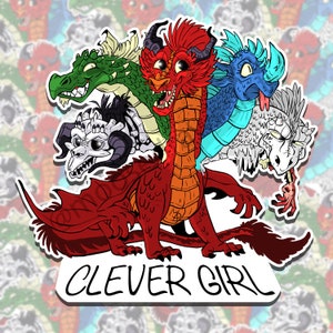 Clever Girl 3&quot; Vinyl Sticker