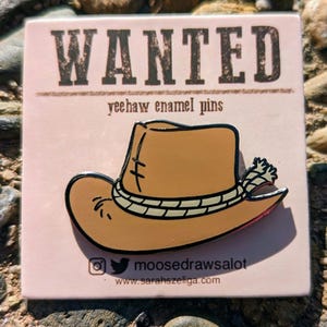 Pin de sombrero de vaquero Morgan - Pines de esmalte