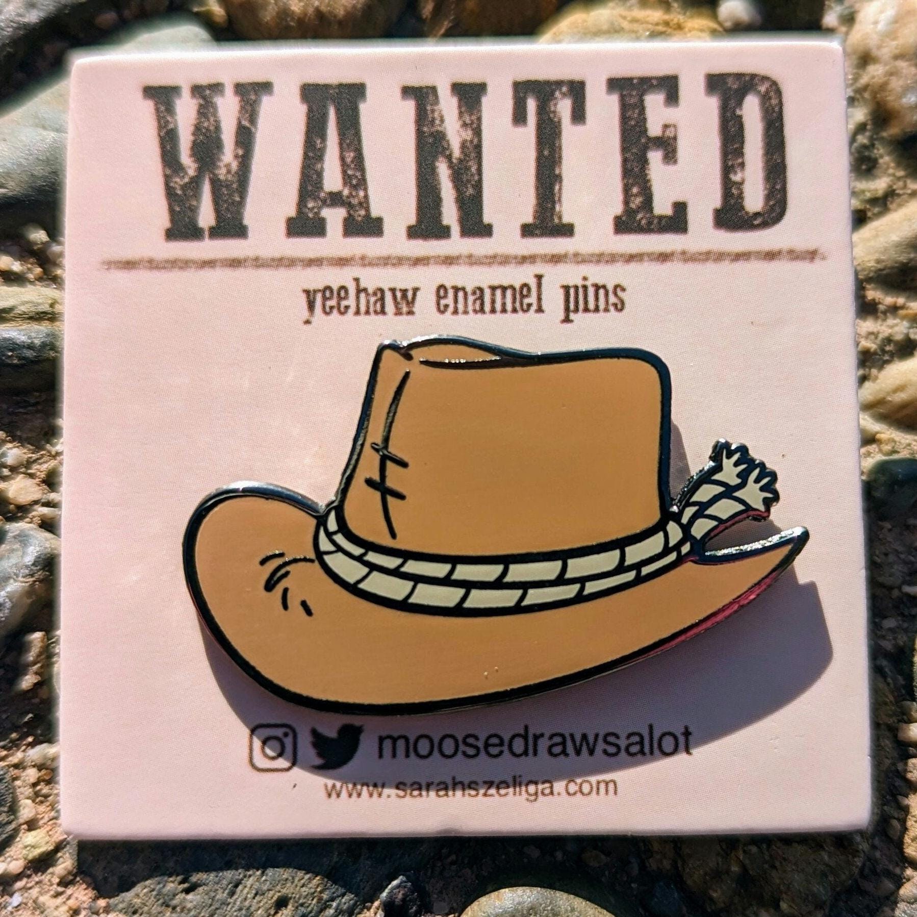 Morgan Cowboy Hat Pin - Enamel Pins