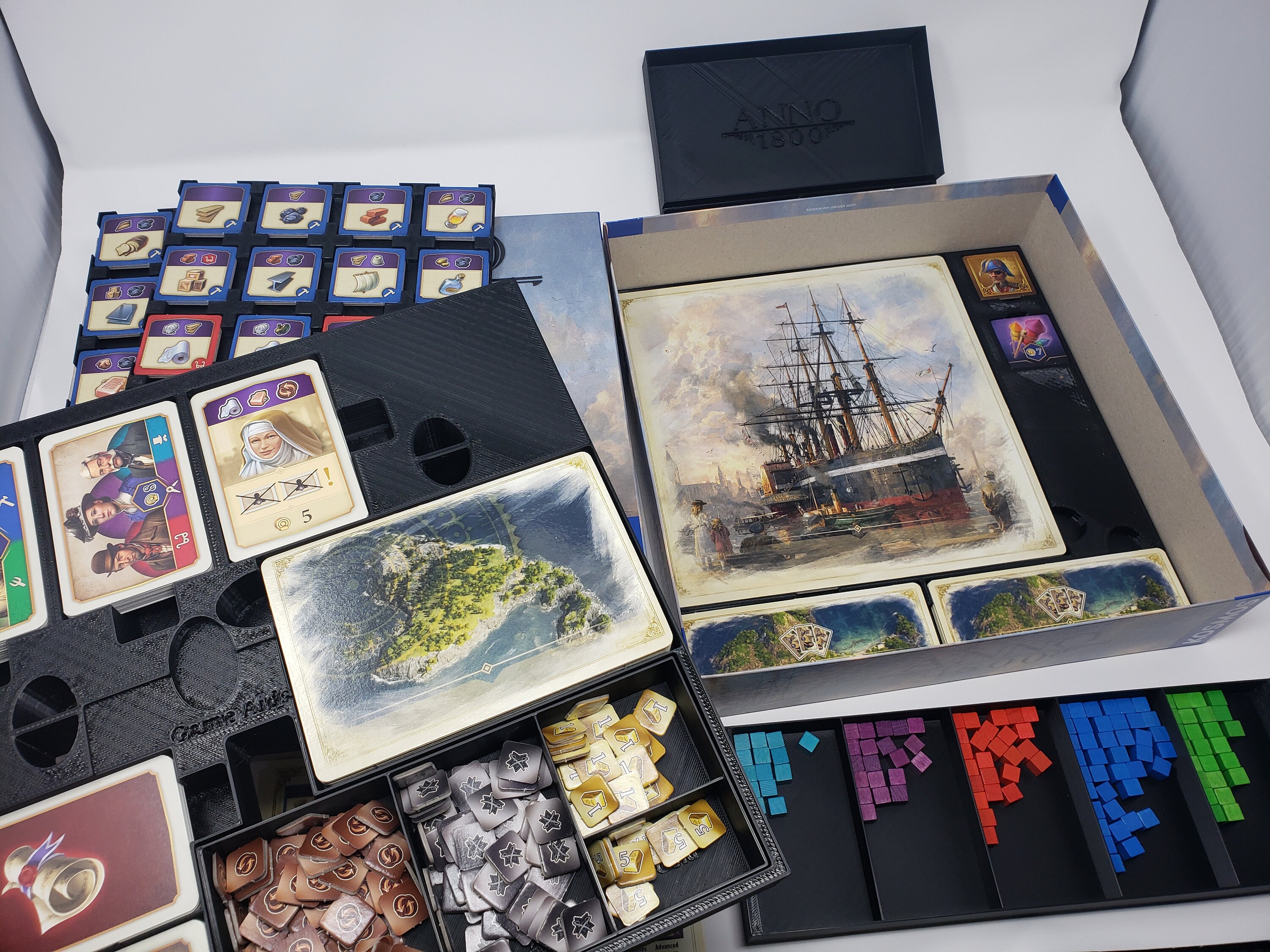 Insert Suitable For ANNO 1800 And The Expansion | Storage Of All