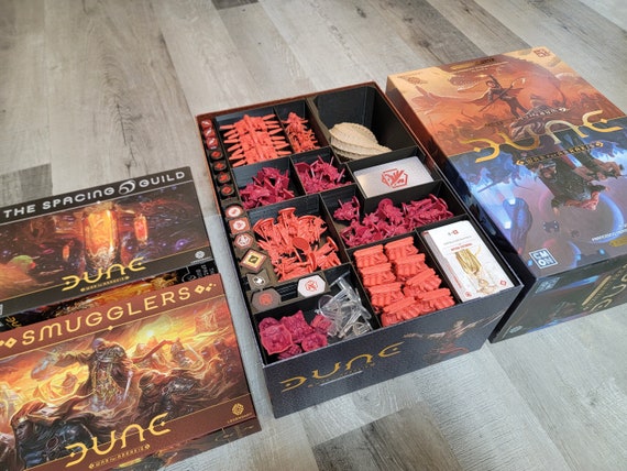 dune war for arrakis card sleeves CMON Dune War for Arrakis: Desert War Kickstarter Board Game