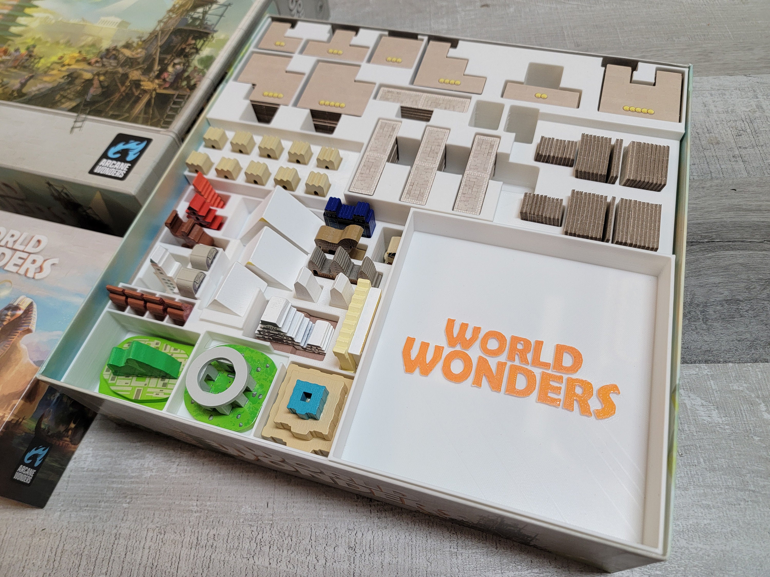 World Wonders & Mundo Expansion Insert / box organizer